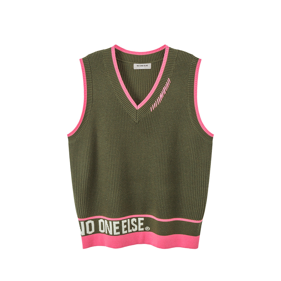 CHUU For A Split Second Knit Vest