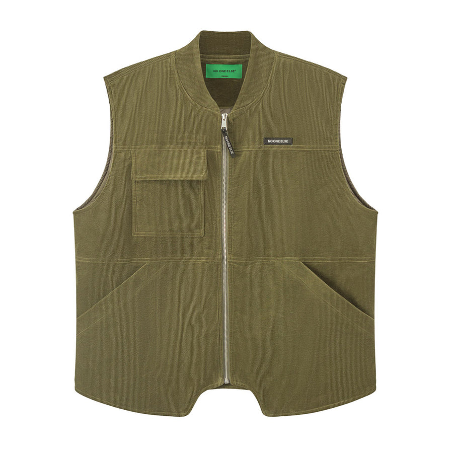 CHUU Industrial Design Corduroy Vest