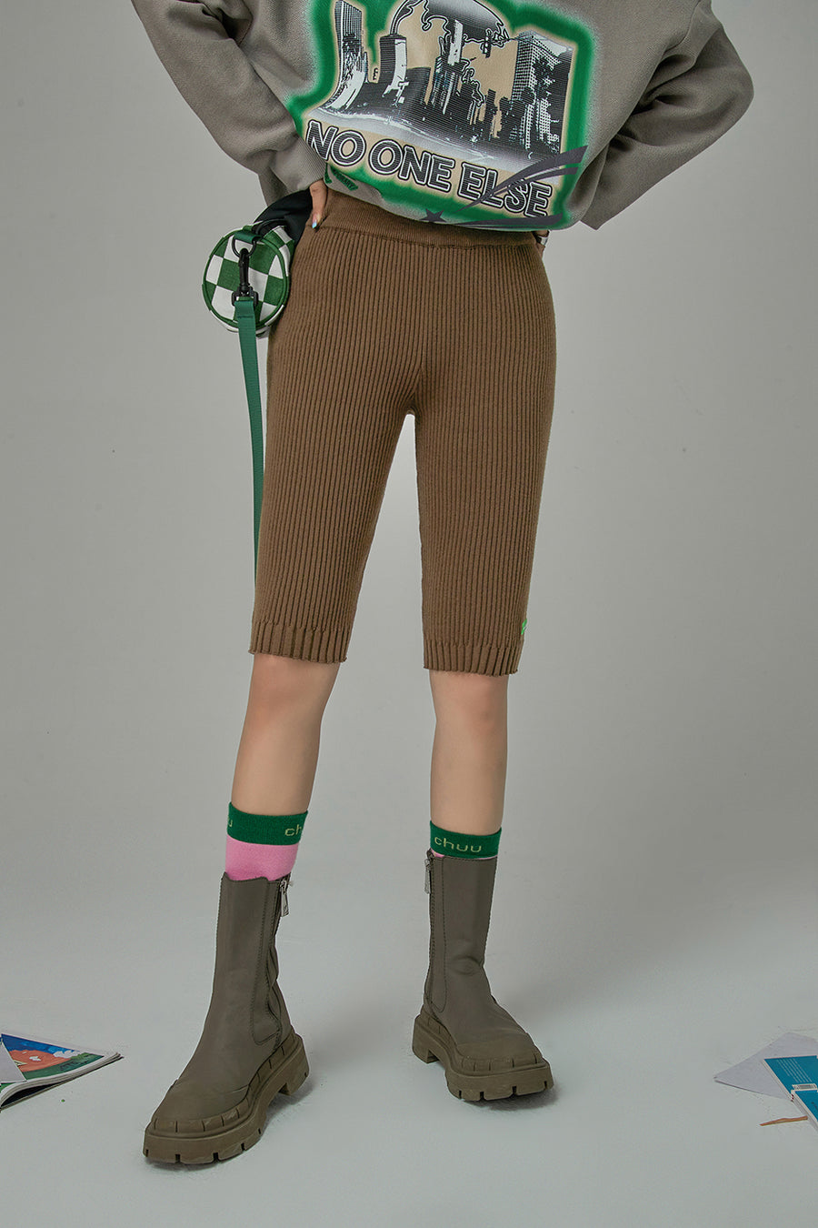 CHUU When You Are Comfortable Biker Leggings