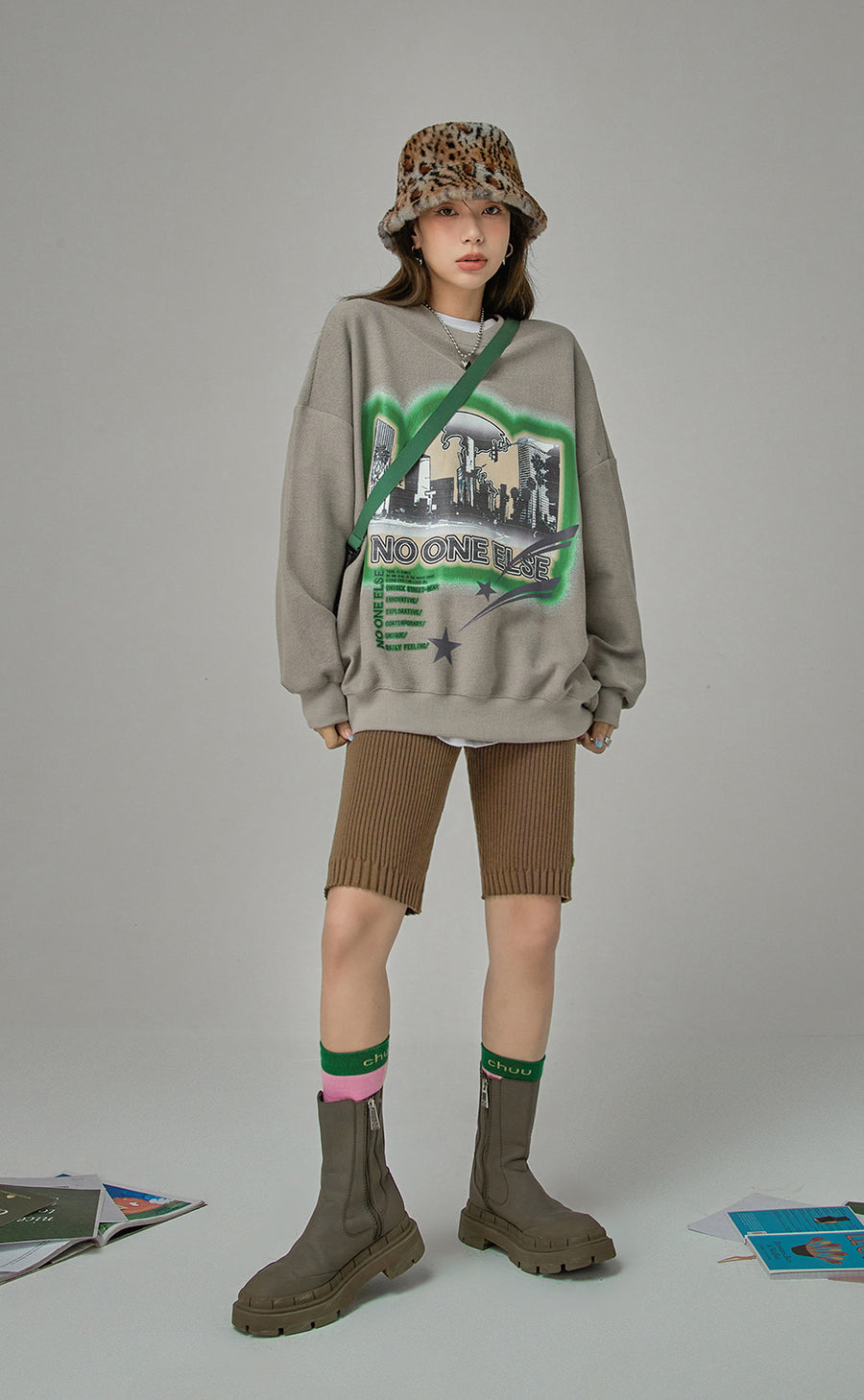 CHUU When You Are Comfortable Biker Leggings