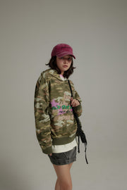 Camouflage Loose Fit Hoodie