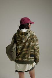 Camouflage Loose Fit Hoodie