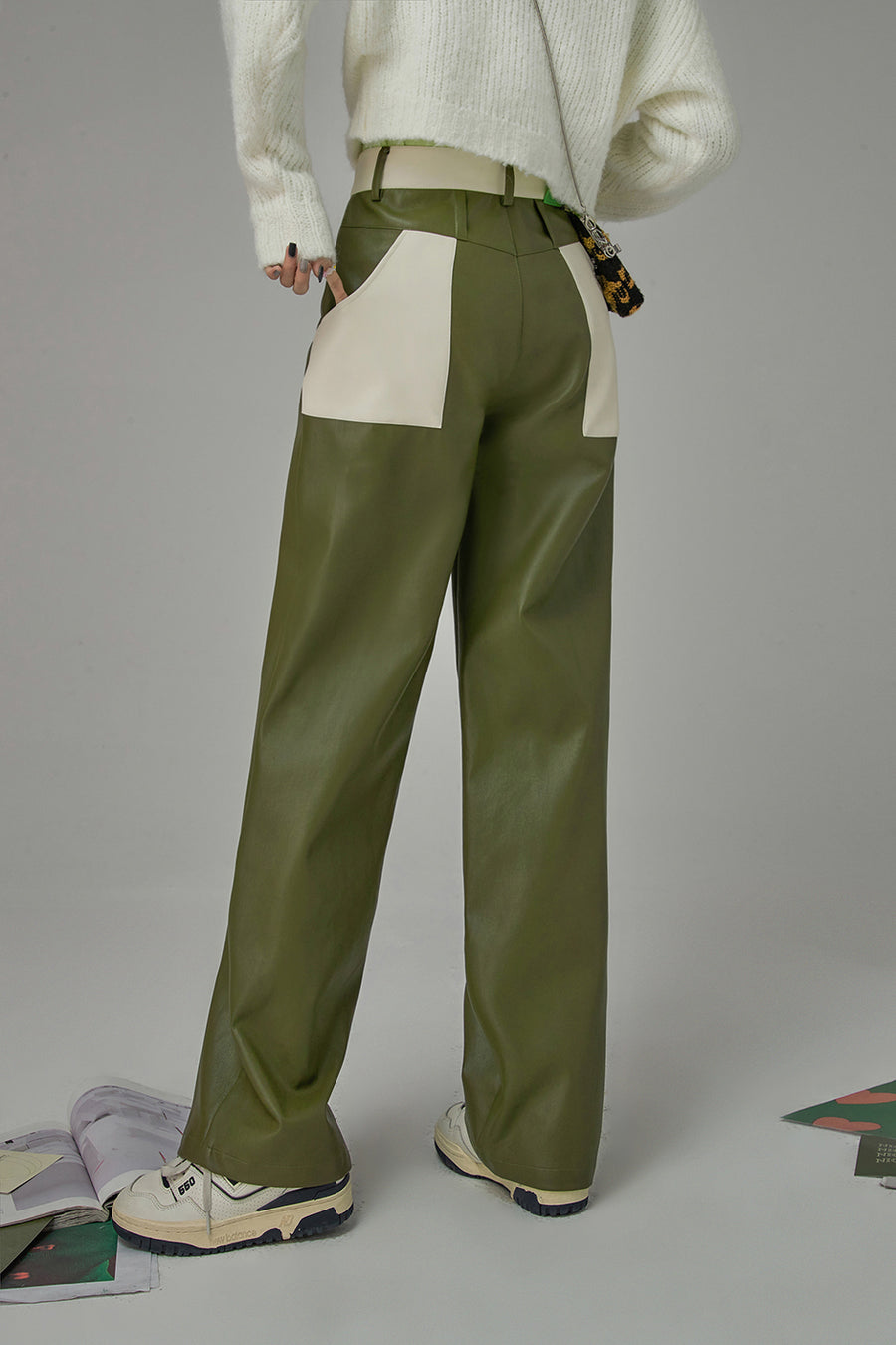 CHUU In A Movie Title Leather Pants