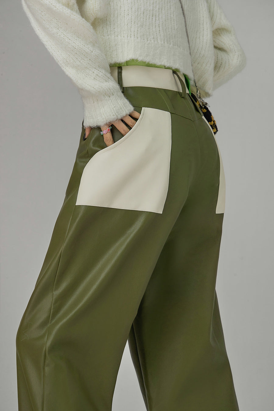 CHUU In A Movie Title Leather Pants