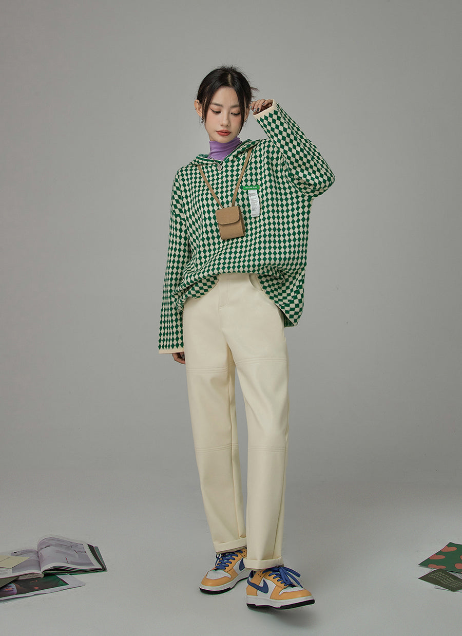 CHUU Sweet N Simple Leather Pants