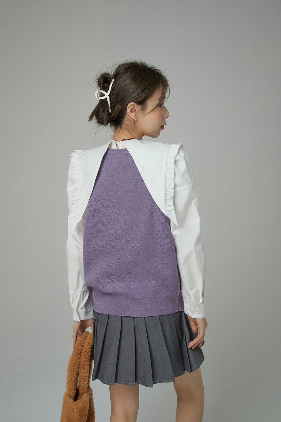 CHUU Apparently Im Dramatic Knit Vest