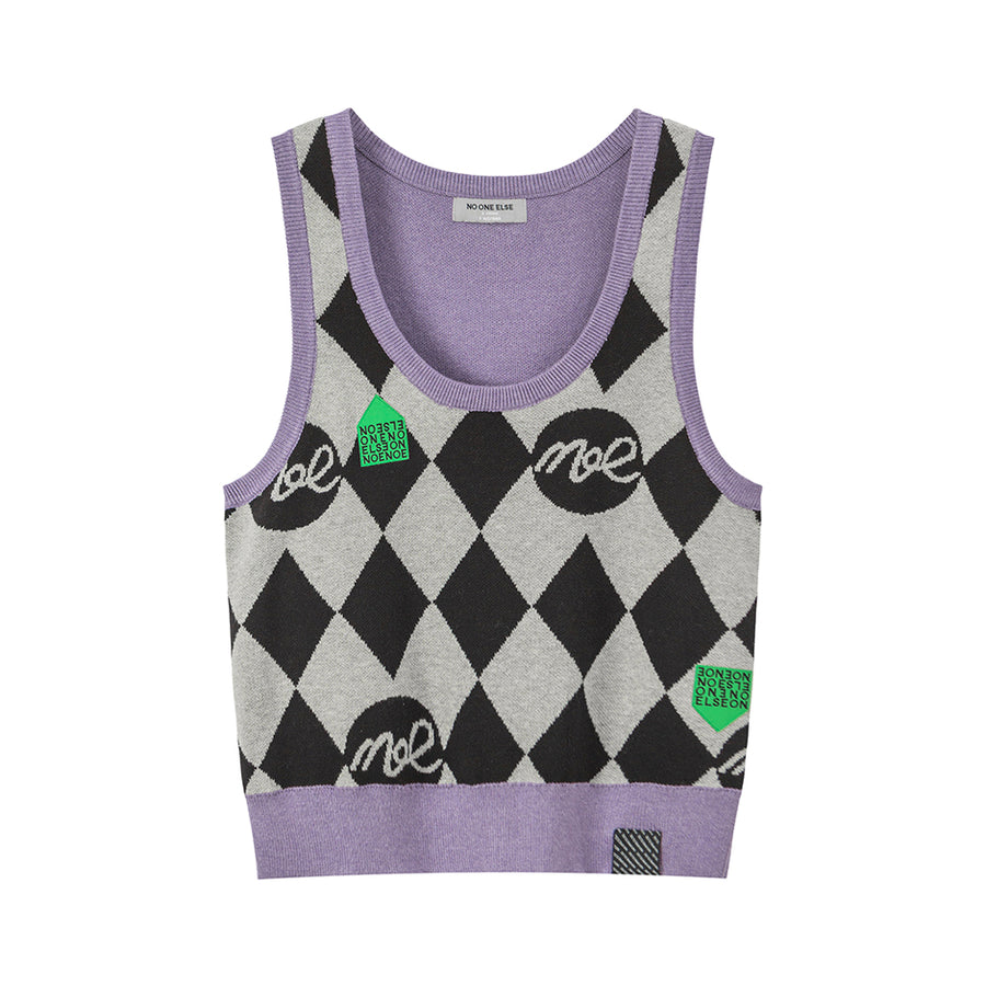 CHUU Apparently Im Dramatic Knit Vest