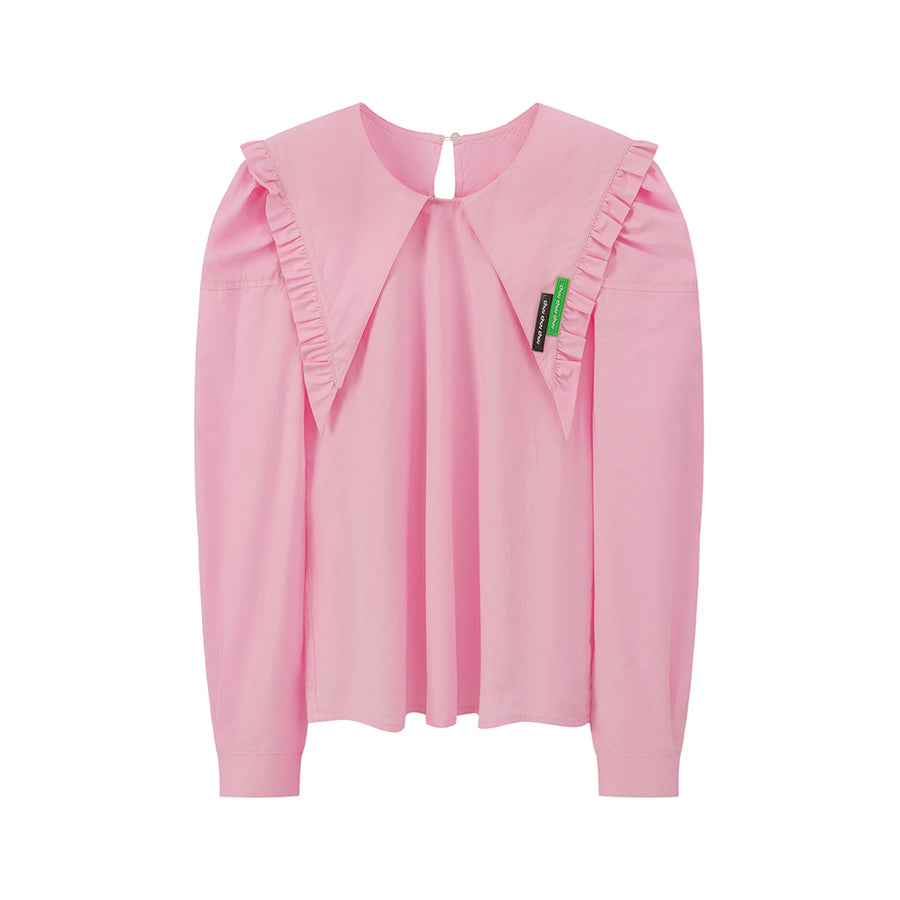 CHUU I Got New Collar Ruffle Blouse