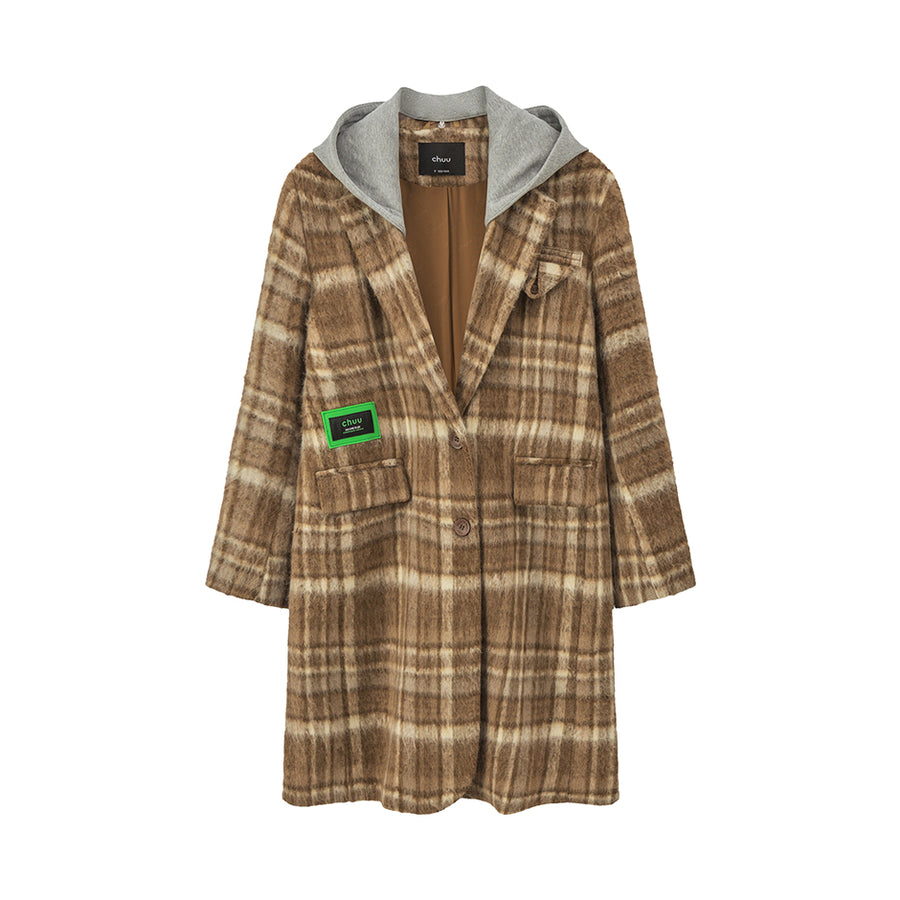 CHUU Plenty Of Competition Checkered Coat