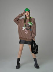 Make Some Noise Printed Sweatshirt