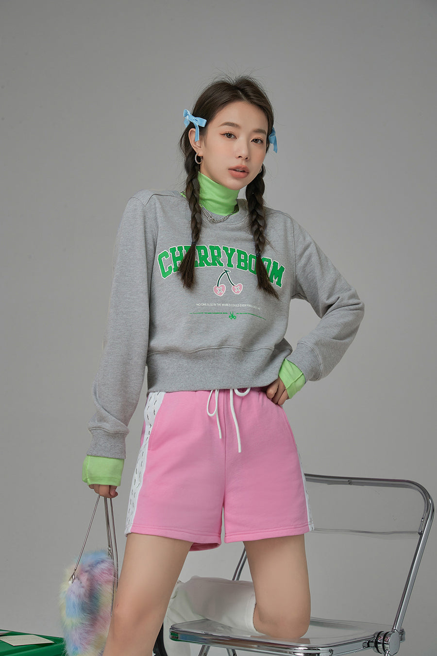 CHUU Cherryboom Printed Sweatshirt
