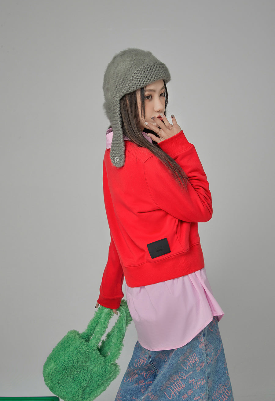 CHUU Cherryboom Printed Sweatshirt