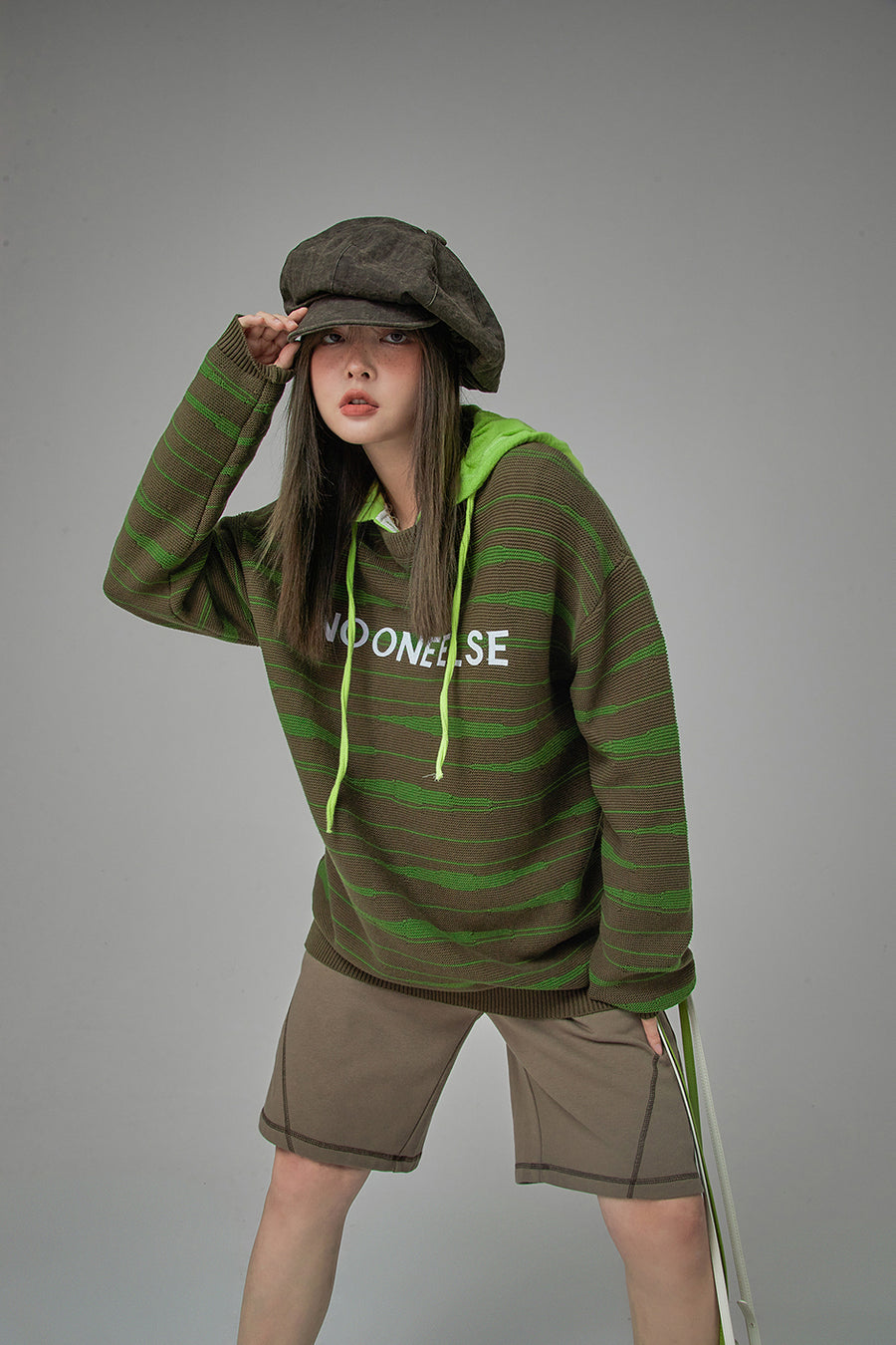 CHUU Sure You Wanna Leave Knit Sweater