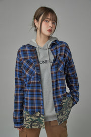 Looking For Unusual Plaid Camo Shirt
