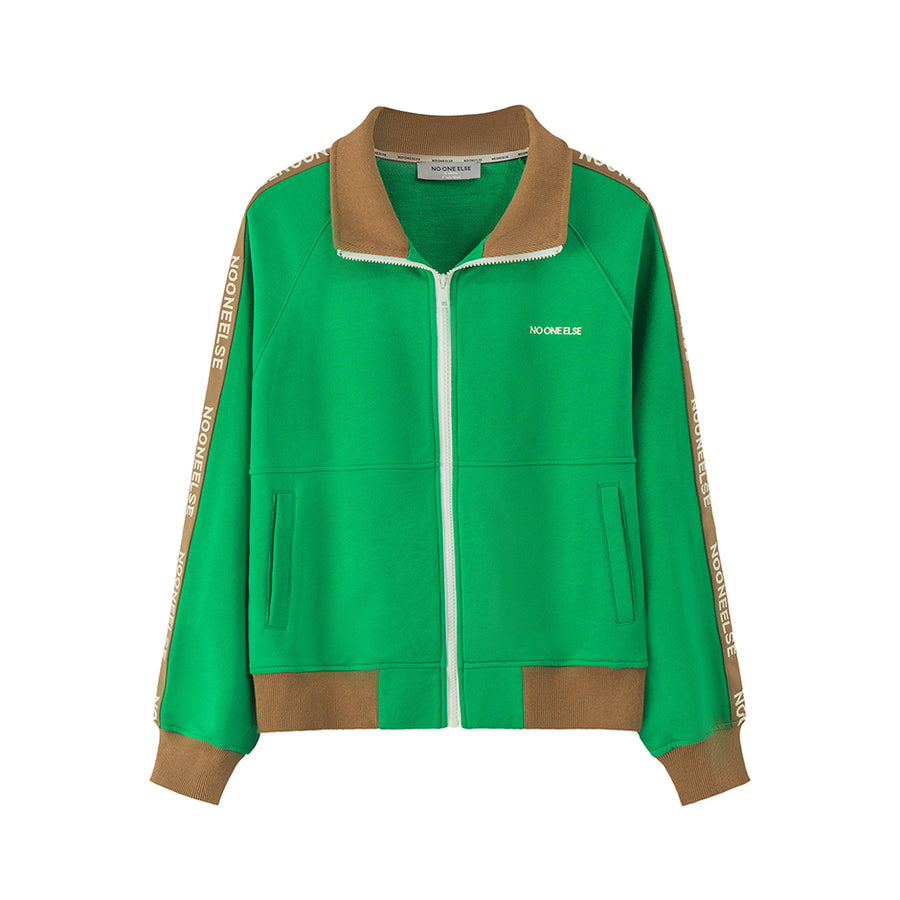 CHUU Never Too Much Track Zip-Up