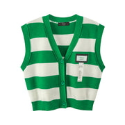 Hopelessly Dreaming Stripes Knit Vest