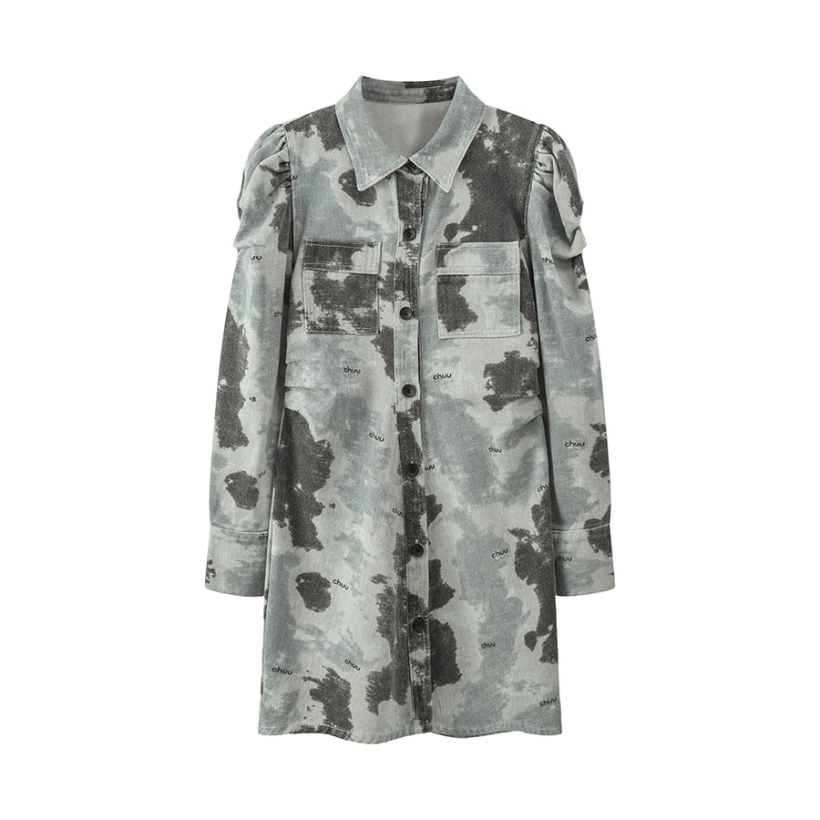 CHUU A Lot Of Value Tie And Dye Dress