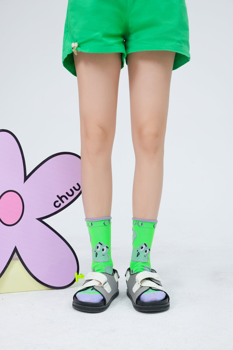 CHUU Color Matching Socks