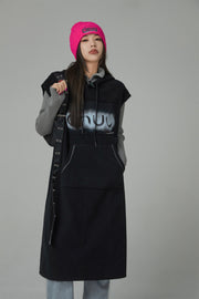 Chuu Loose Fit Hoodie Dress