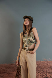 The Camo Corset Top