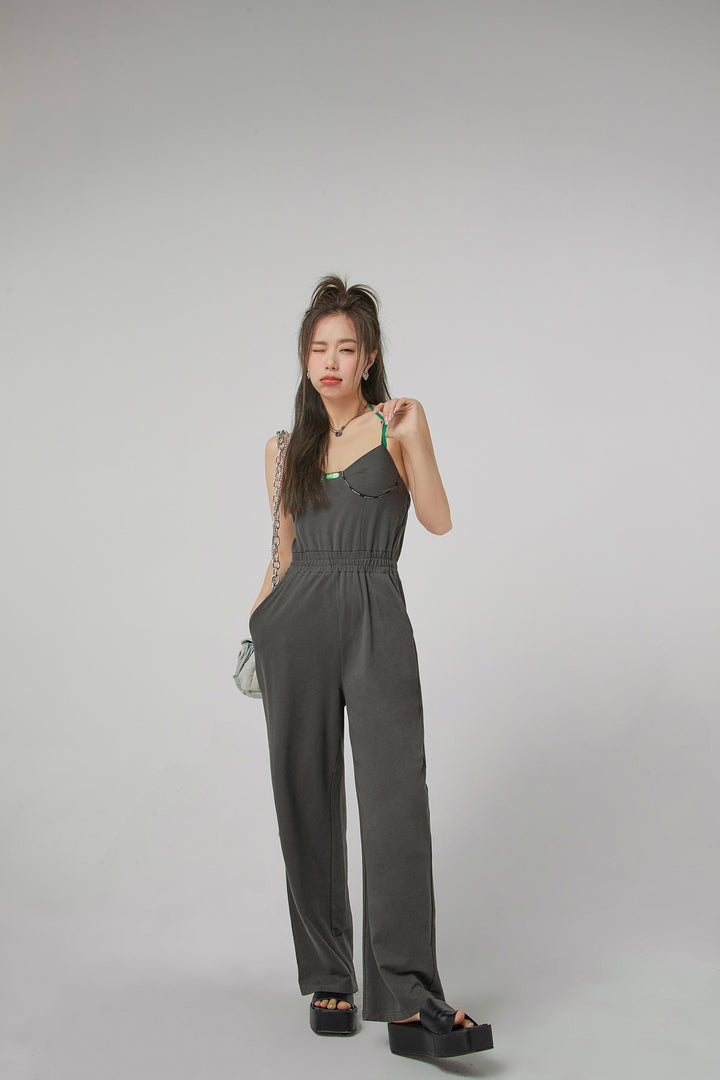 Corset Top Jogger Jumpsuit