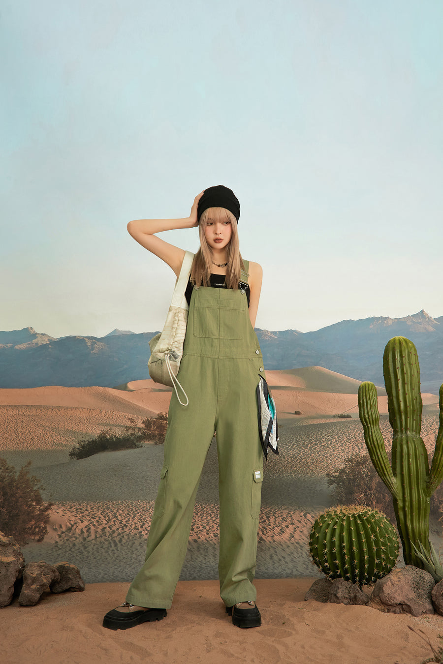 CHUU Falling In And Out Of Love Jumpsuit