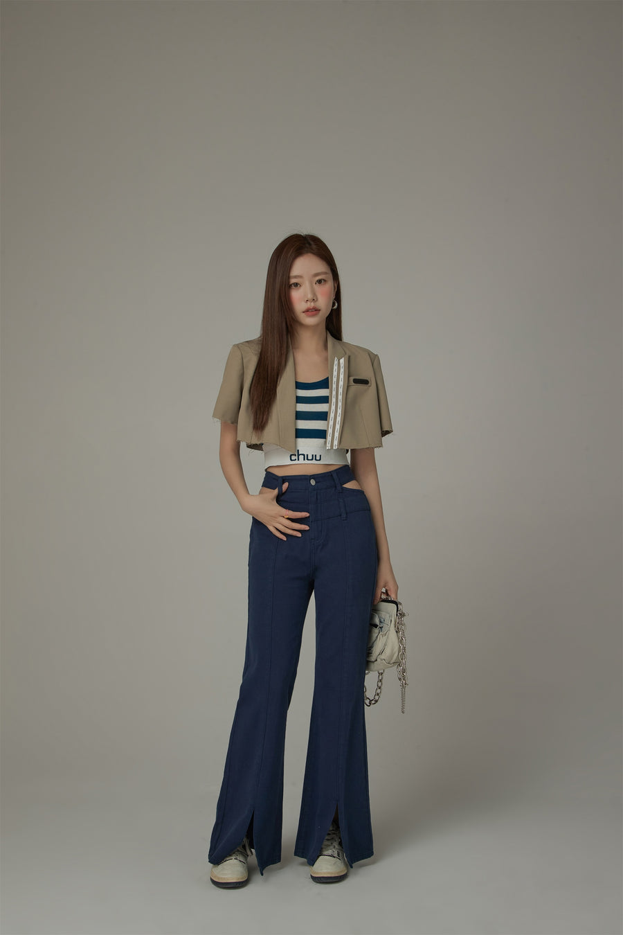 CHUU Cropped Blazer Jacket