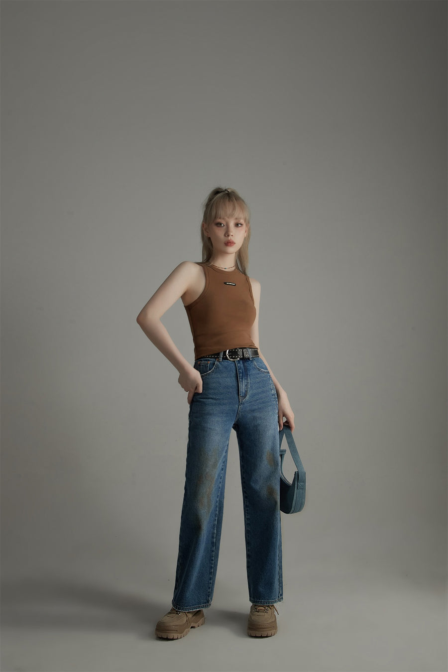 CHUU Basic Unbalanced Top