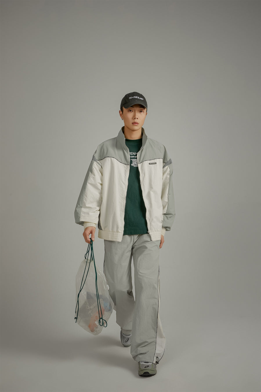 CHUU Color Matching Loose Fit Field Jacket