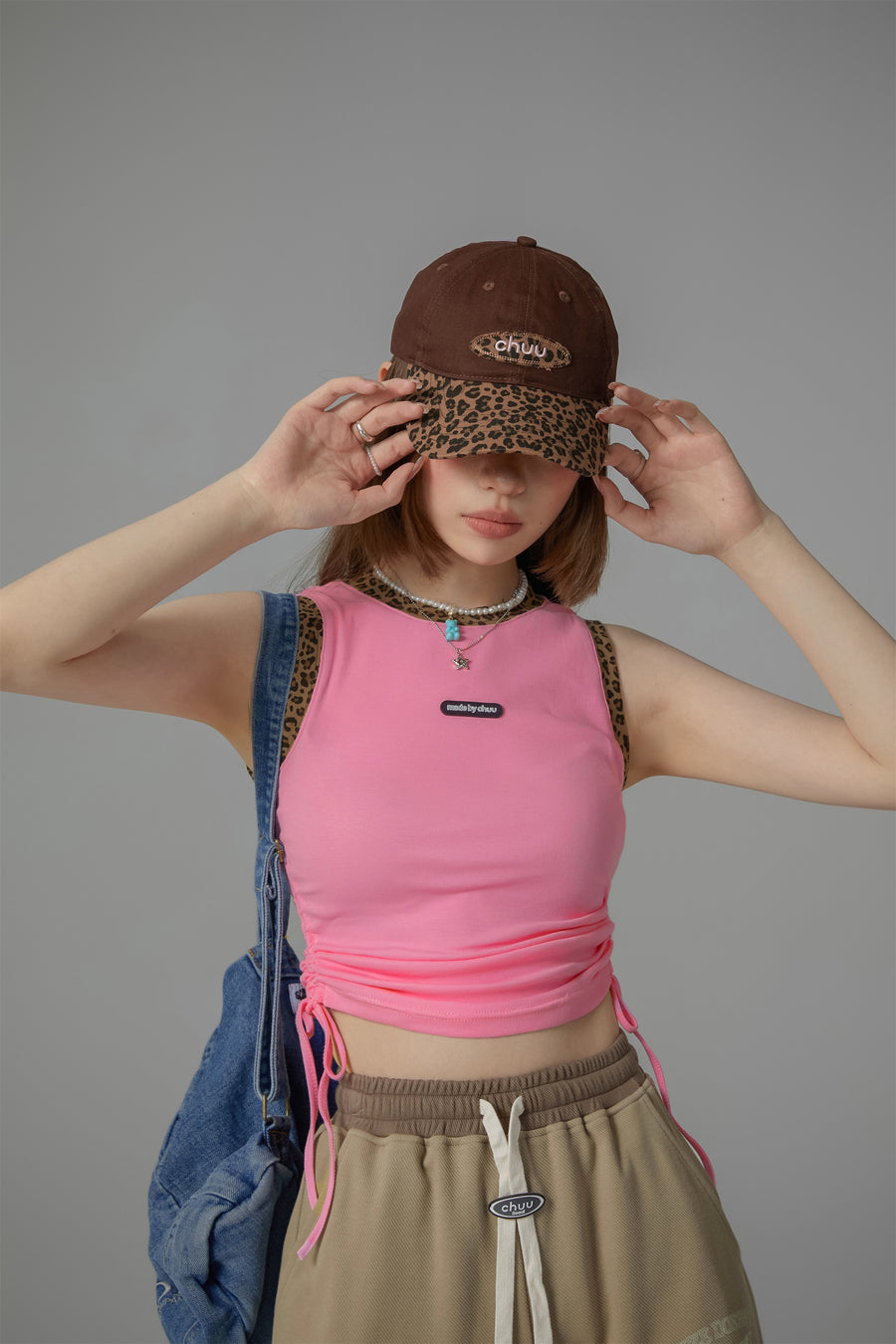 CHUU Leopard Color Ball Cap