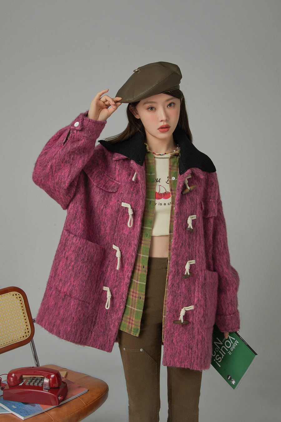 CHUU Young And Free Duffel Coat