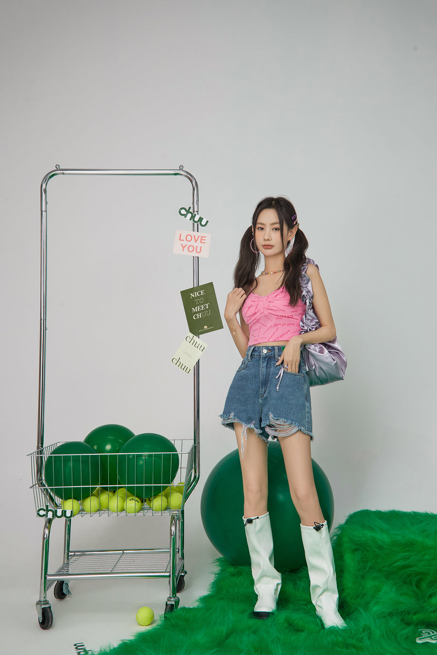 CHUU Endless Pairing Possibilities Denim Shorts