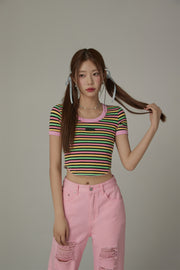 Color Stripe T-Shirt