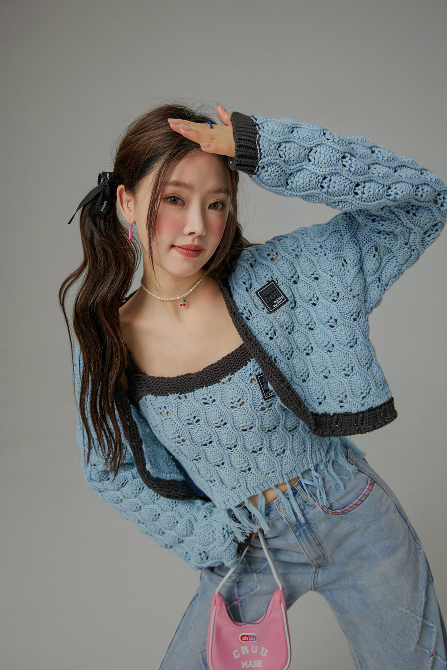 CHUU Positive Spark Knit Cardigan