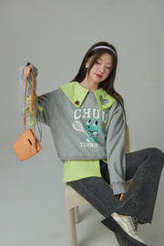 Tennis Frog Loose Fit Sweatshirt