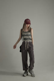 Waistband Wide Jogger Pants