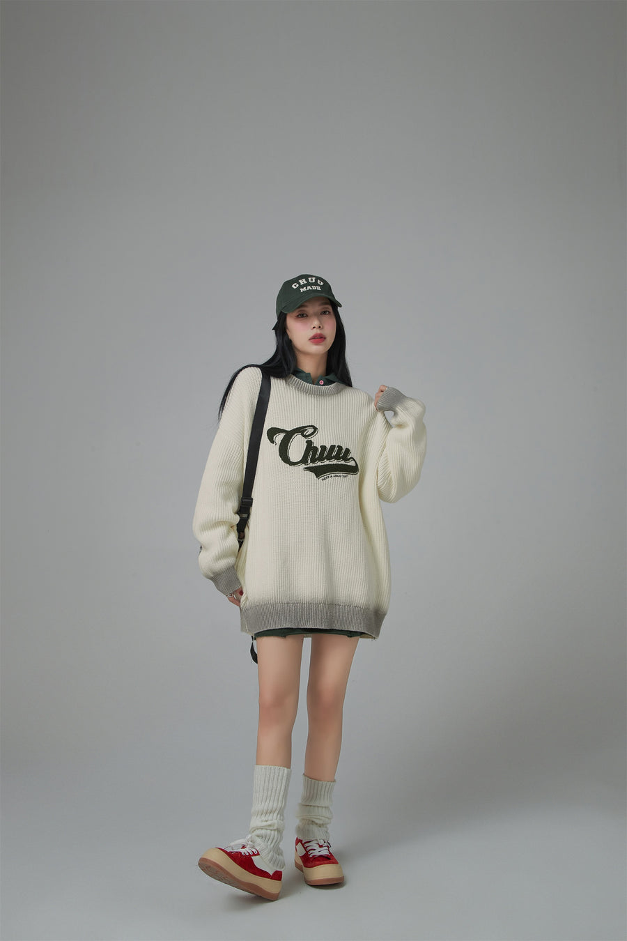 CHUU Oversized Ribbed Knit Sweater