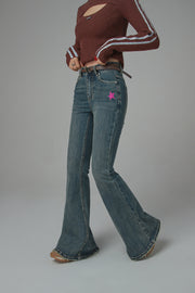 Wind Up Bootcut Denim Pants