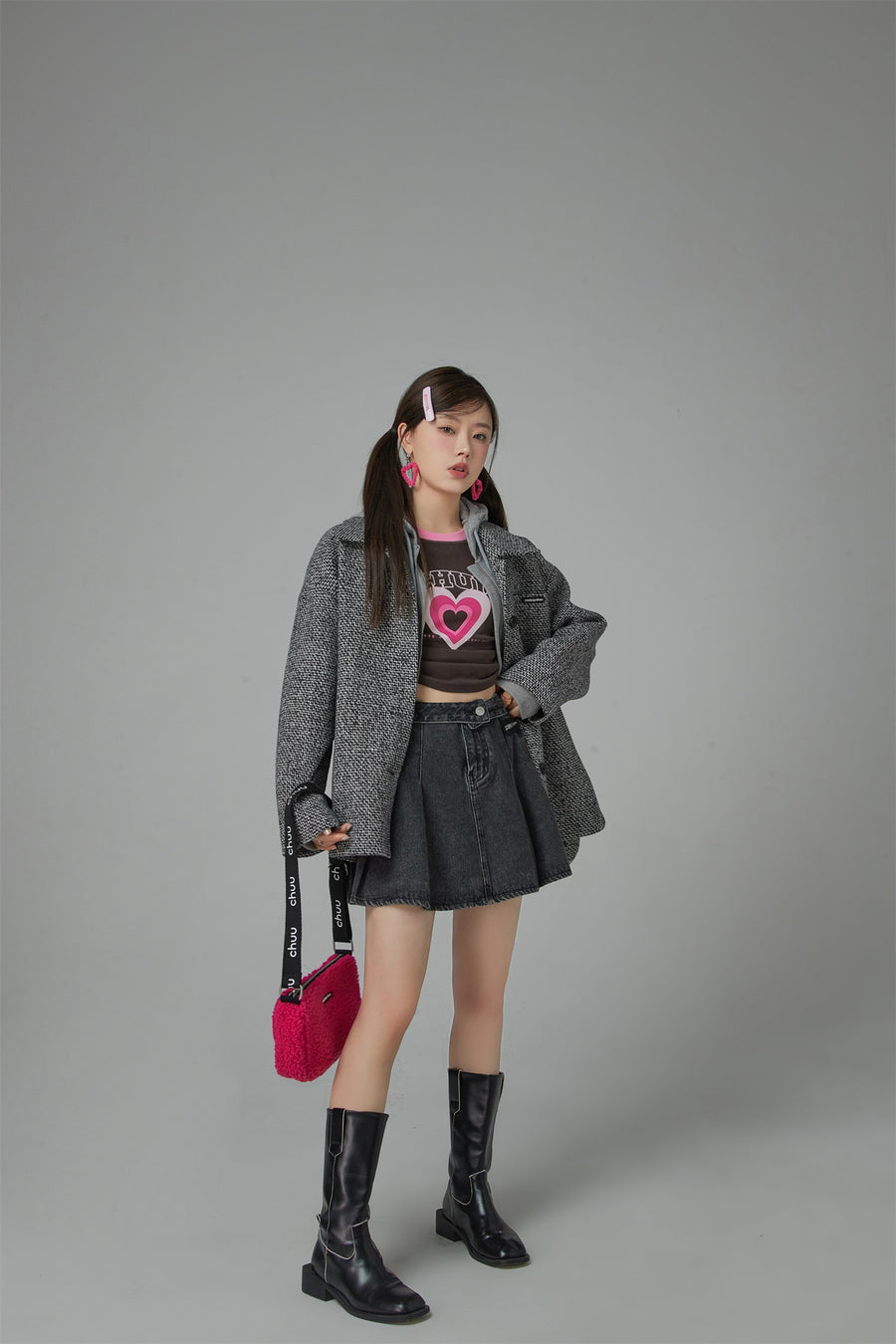 CHUU London Vibes Loose-Fitting Short Coat