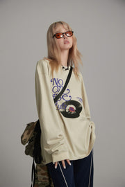 Noe Musical Printed Loose Fit T-Shirt