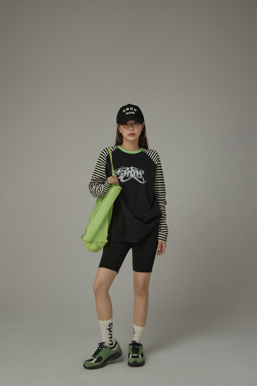 CHUU Contrast Raglan T-Shirt