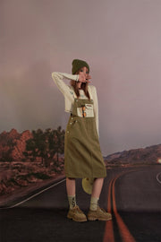 Noe Front Pocket Overall Dress