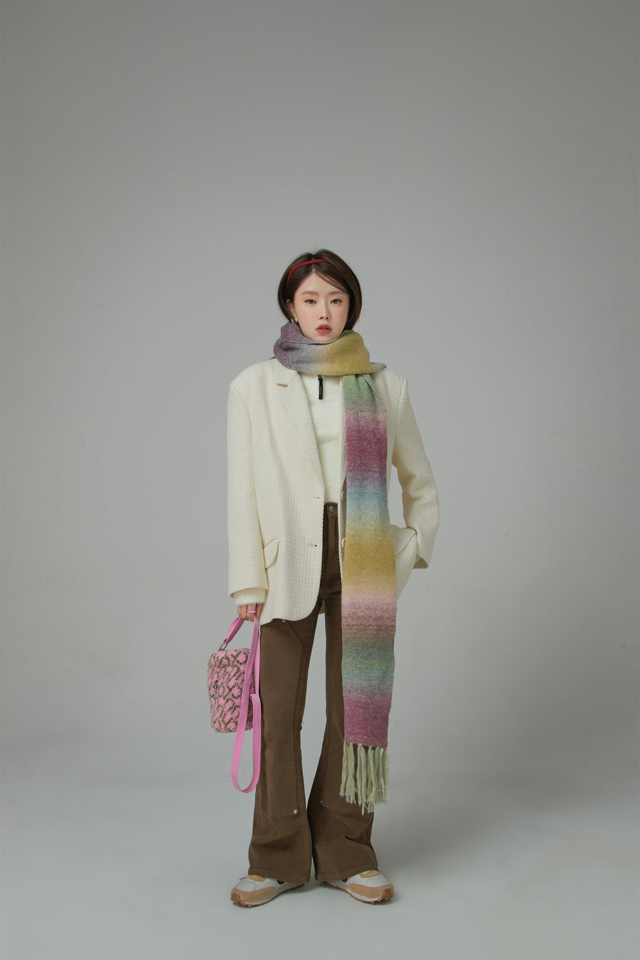 CHUU A Work Of Art Vintage Overfit Tweed Jacket