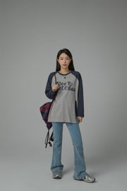 Nice To Meet Chuu Contrast Raglan T-Shirt