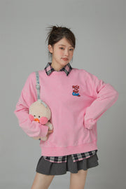 We Have Met Before Chuu Loose Fit Sweatshirt