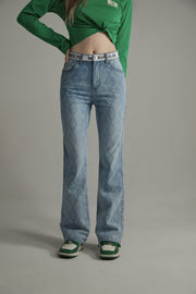 Argyle Bootcut Denim Jeans