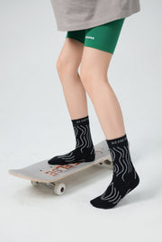 Wavy Lines Ankle Socks