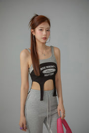 Size Doesnt Matter Sleeveless Crop Top