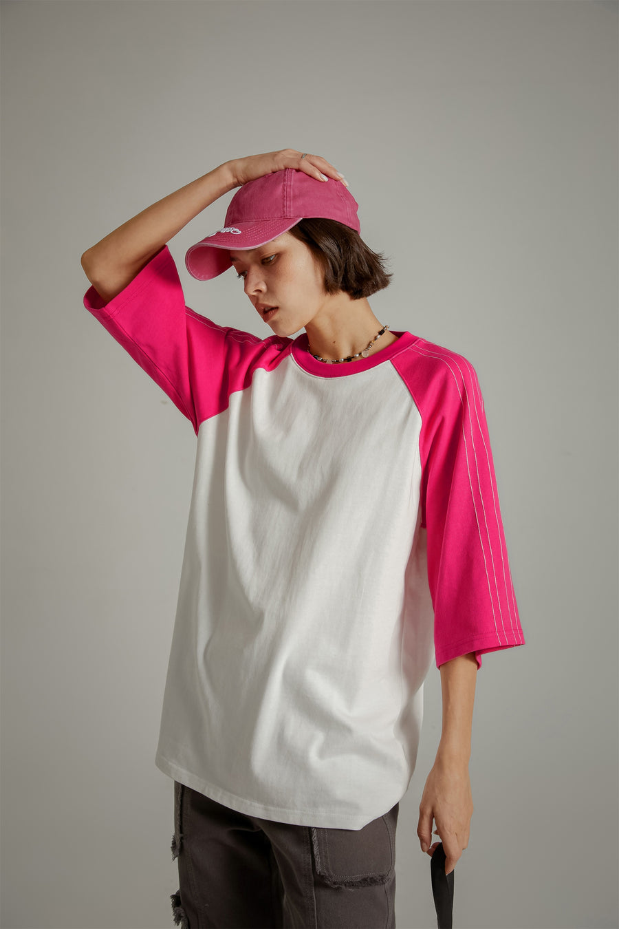 CHUU Basic Raglan Color T-Shirt