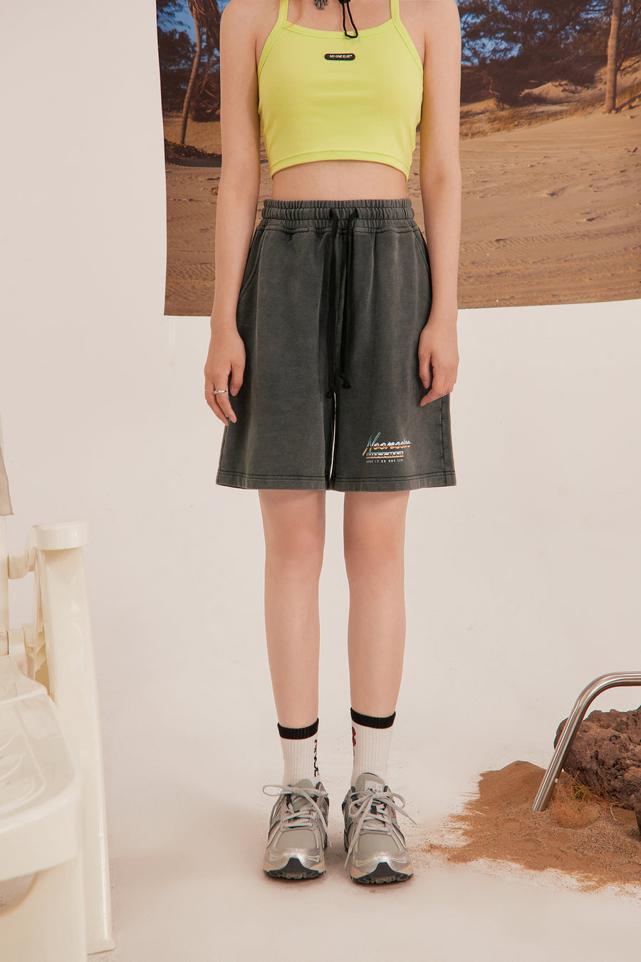 CHUU Loose Workout Bermuda Shorts